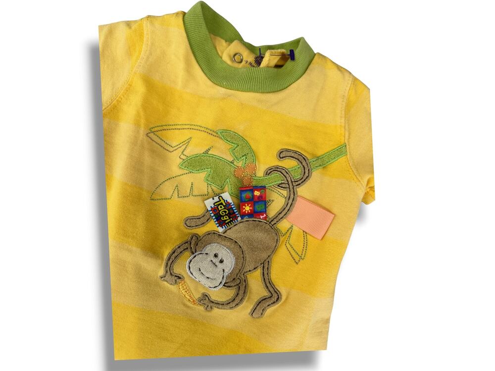 Infant Taggies Brand Monkey Romper